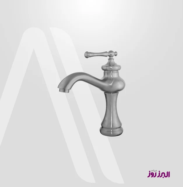 شیر روشویی علاءالدین البرز روز رنگ کروم مات یا استیل مات