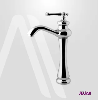 شیر روشویی علاءالدین پایه بلند البرز روز رنگ کروم