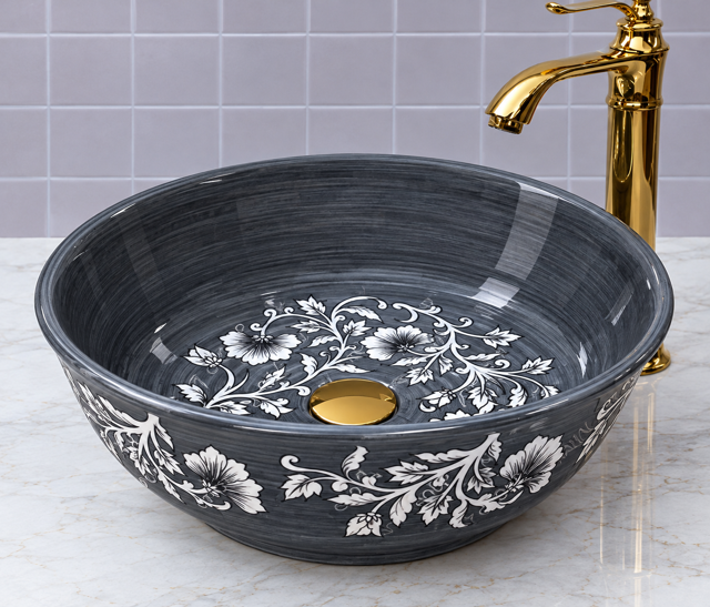 روشویی سرامیکی دستساز مدل N4316 نهال