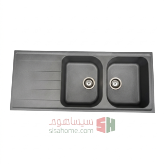 سینک گرانیتی هوفر مدل 242 دو لگن توکار (طرح کلاسیک-مدرن)