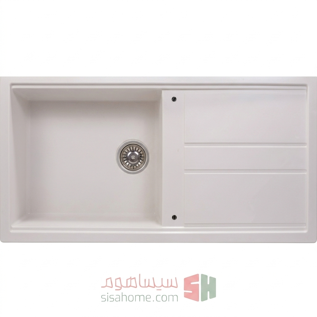 سینک گرانیتی هوفر مدل 211 توکار تک لگن سینی دار