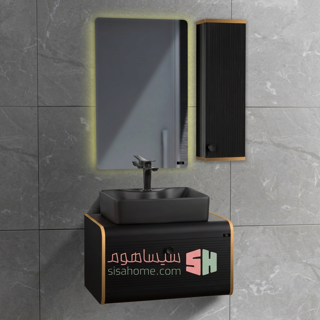 روشویی ویوا مدل کارن مشکی 70×40